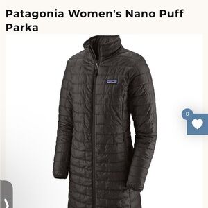 Patagonia Women's Nano Puff Parka - Black